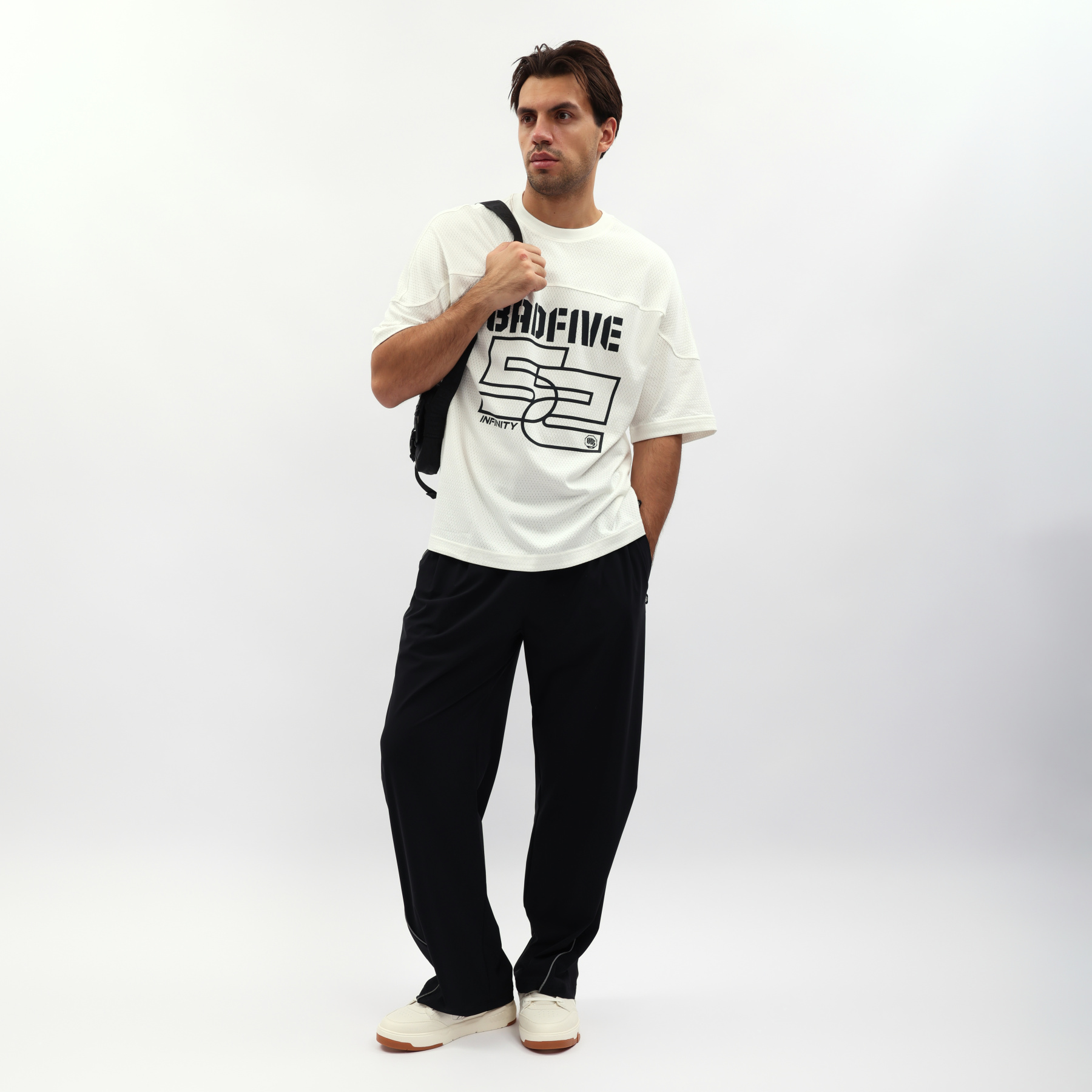 ATSW383-1 Футболка Badfive Streetball белый